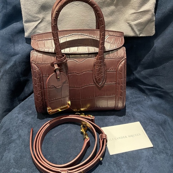 Alexander McQueen Handbags - ♥️SOLD♥️AUTHENTIC MCQUEEN BURGUNDY HEROINE 21 BRAND NEW